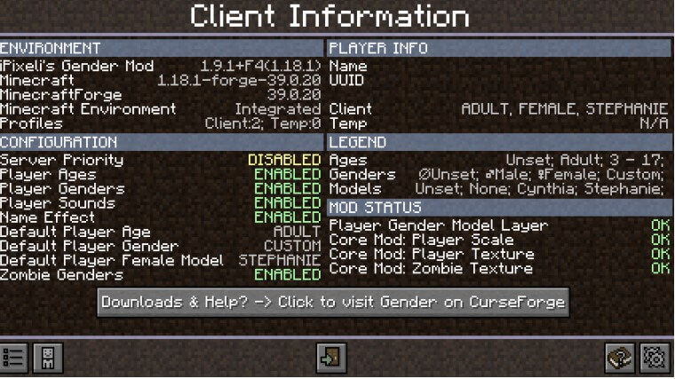 iPixeli’s Gender Mod