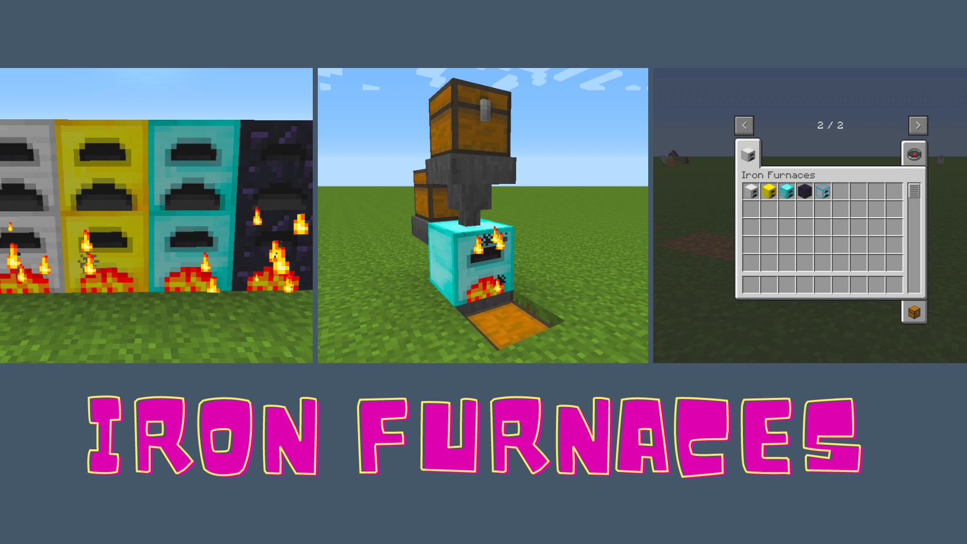 Iron Furnaces Mod